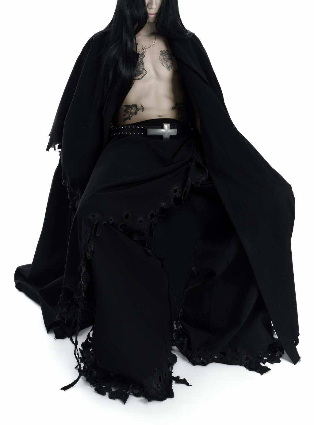 † ASHES WIDE-LEG PANTS †
